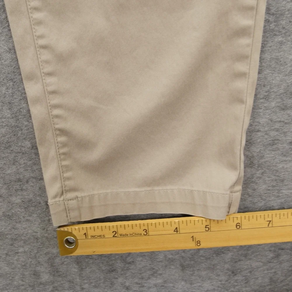 Birddogs Boom Boomstick Pants Beige Chino Flat Front Golf Mid Rise
